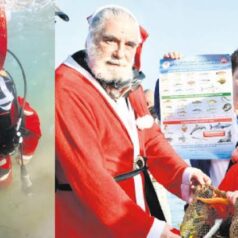 Noel Baba Denizden Hediye Yerine Çöp Çıkardı
